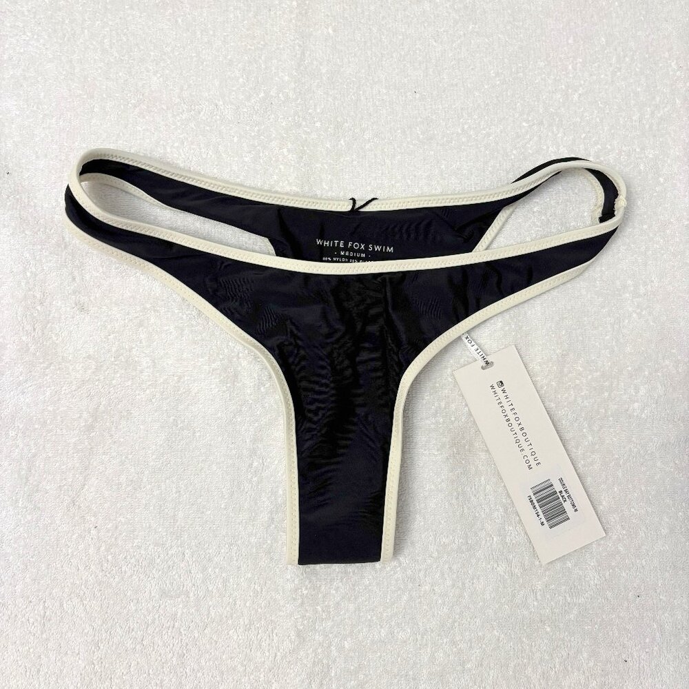 White Fox Double Bay Black/White Bottoms Size M - NWT